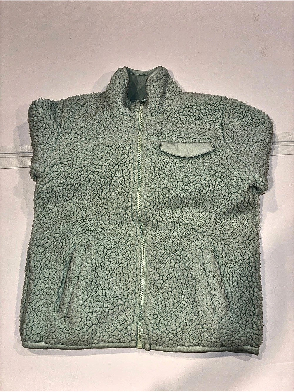 3 for$30. Joe Fresh Sherpa Fleece Jacket size 7/8 in Mint Green
